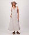 Women's Penrose Linen V-Neck Dress