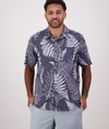 Men's Fern Fiesta Short Sleeve Linen Shirt