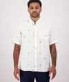 Men's Farm Vibes Short Sleeve Linen Shirt