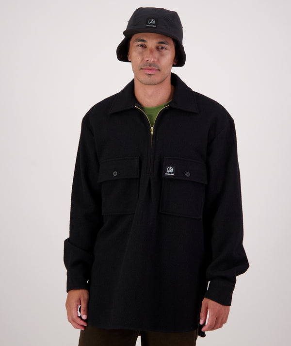 Men's Ranger Wool Zip Front Bushshirt