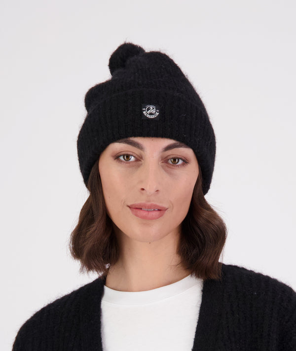 Hutton Turn Up Bobble Beanie