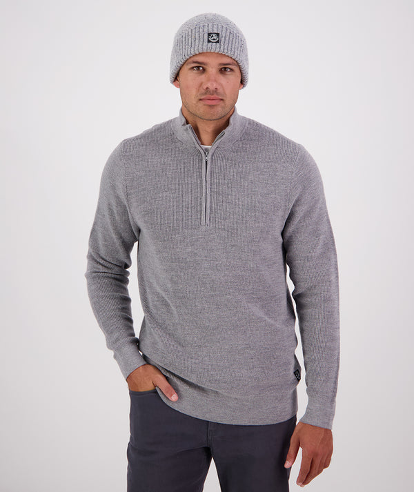 Men's Otahu River 1/4 Zip Merino Knit