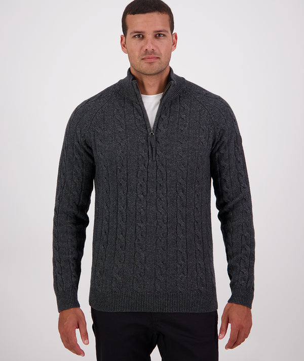 Men's Doncaster V2 Zip Cable Knit