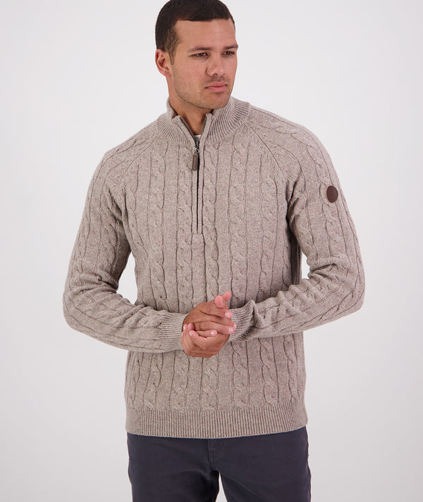 Men's Doncaster V2 Zip Cable Knit