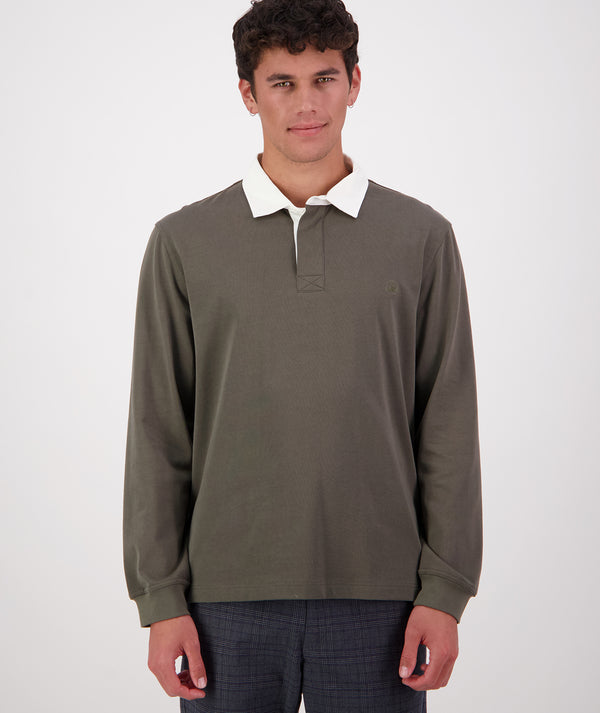 Men's Fundamentals Long Sleeve Rugby Top