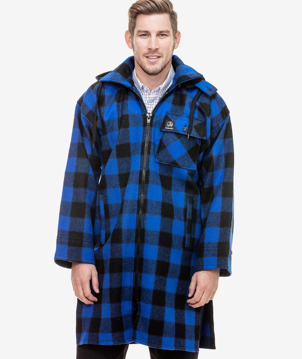 Men's Mosgiel Wool Bushshirt with Zip-up Front
