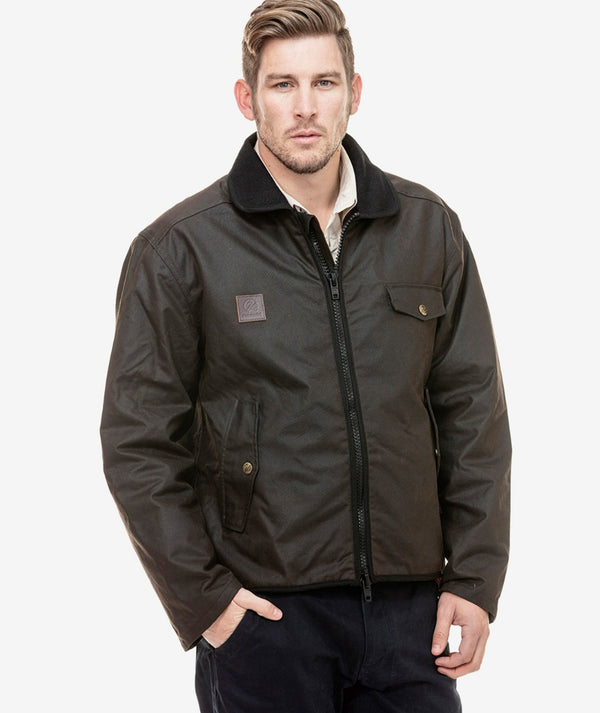 Men's Waimak Oilskin Jacket with Wool Lining