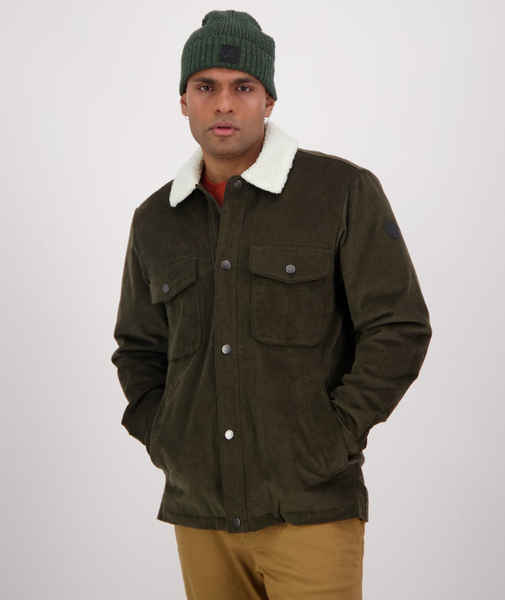 Buy Men's Kaituna Corduroy Jacket in Olive Online - Swanndri