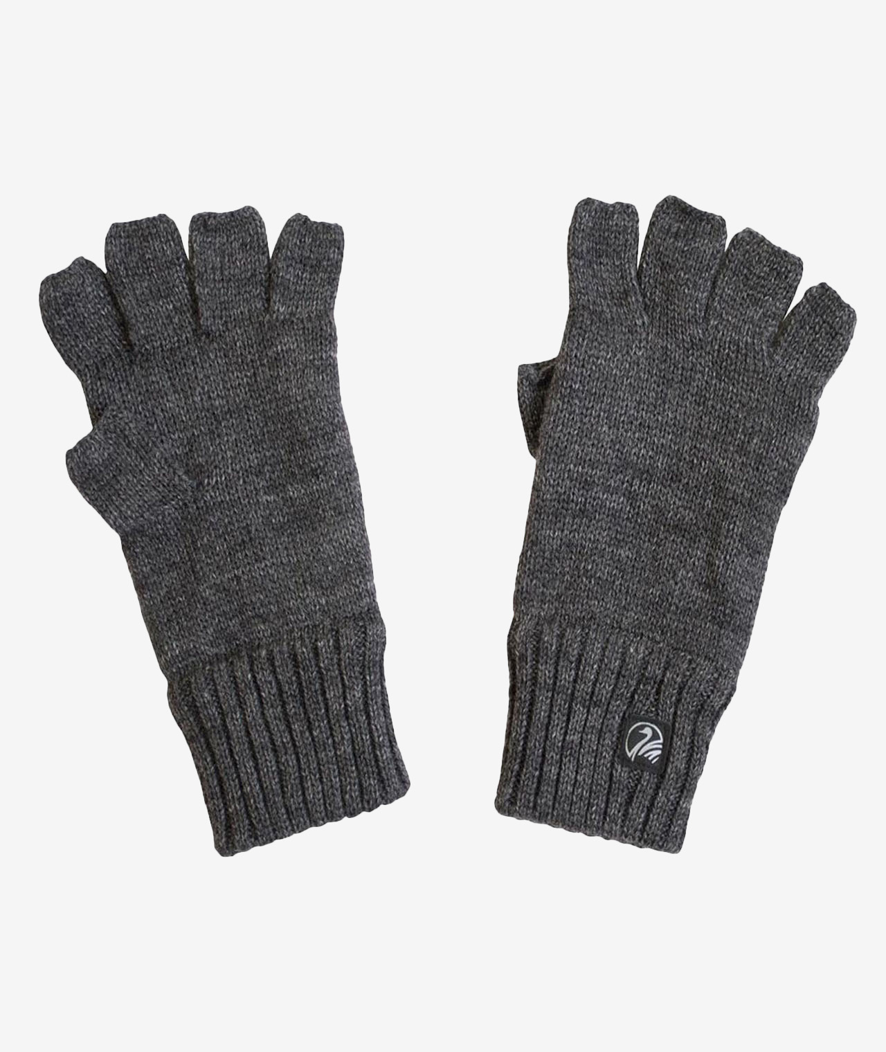 Wool Fingerless Glove with Fleece Lining