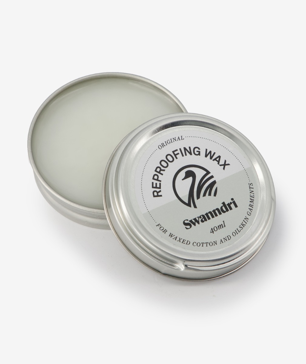 Wax Tin for Re-proofing Oilskin Vests and Jackets