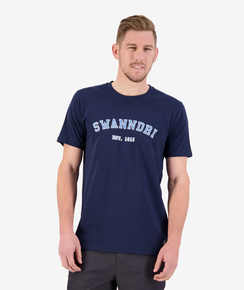 Swanndri Men's Collegiate Printed T Shirt