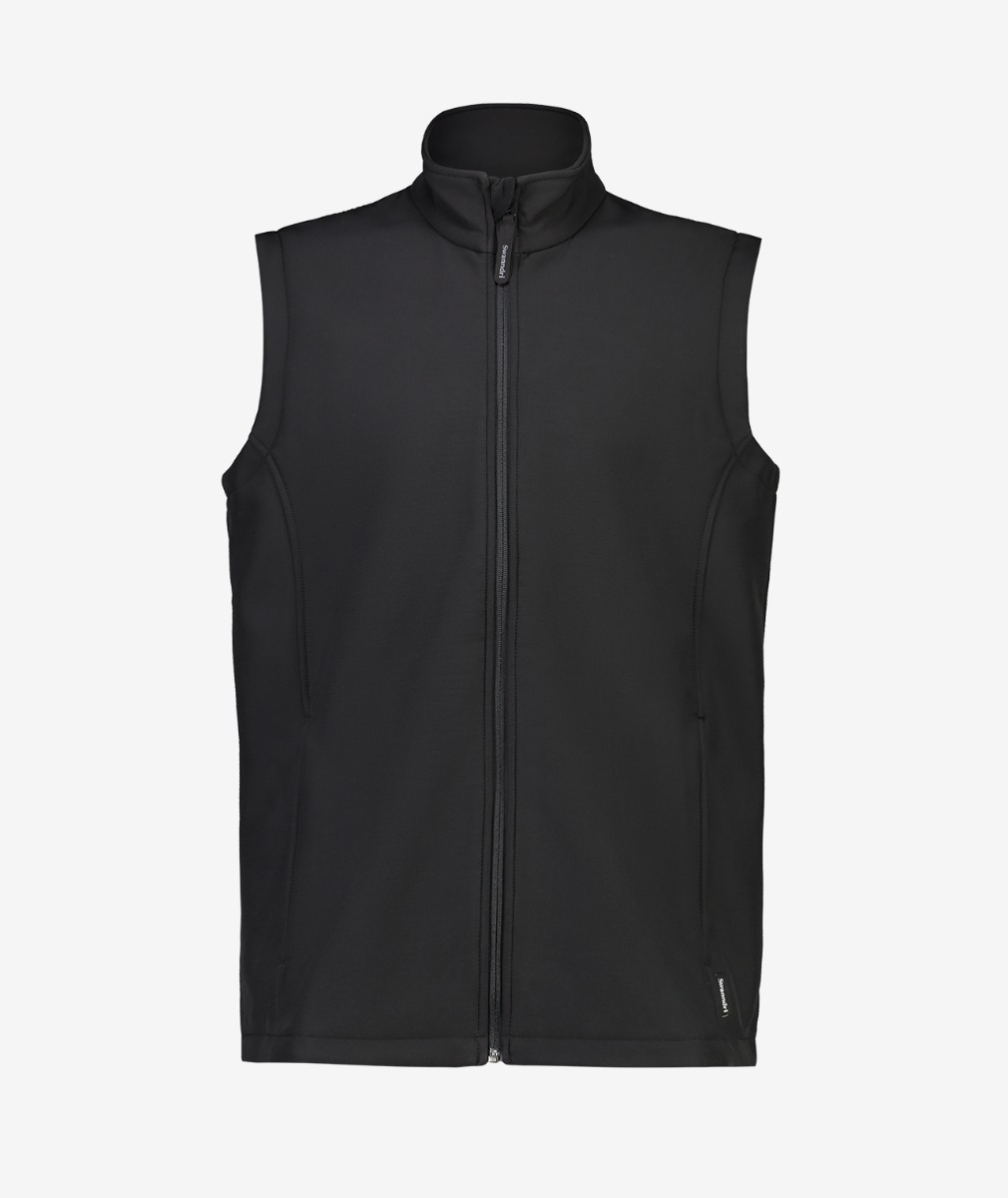 Swanndri Men's Coleman Softshell Vest in Black
